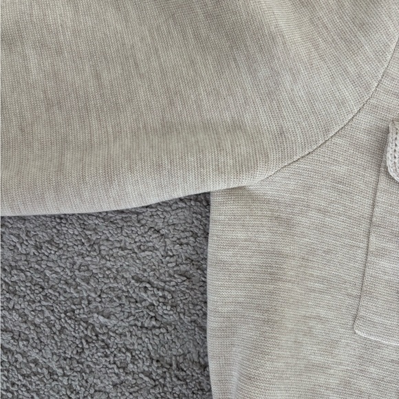 Sezane Betty Cardigan Mottled Beige S - Picture 9 of 10